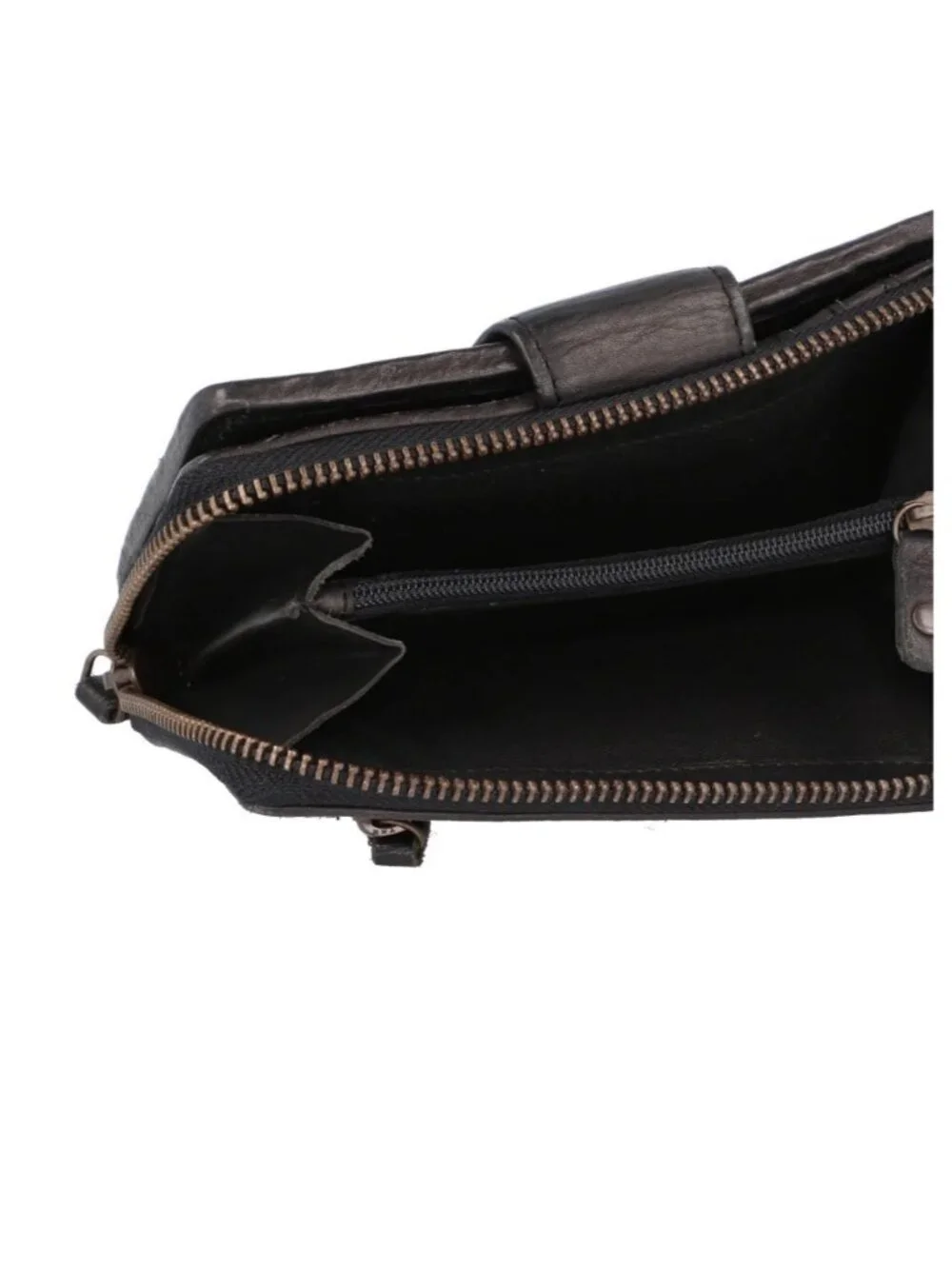 Harbour 2nd Lucinda Leather Wallet RFID Protection Dark Ash